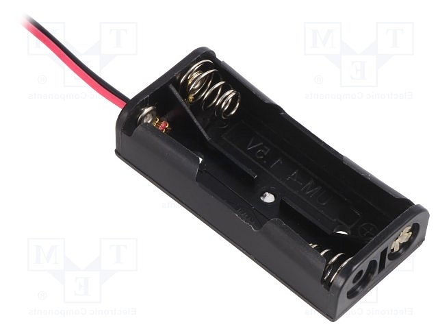 Batteriehalter 2x Microzellen (AAA) mit 15cm kabel