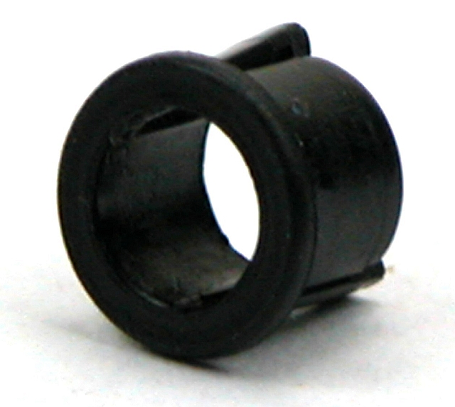 Led-fassung 5mm kunststof schwarz