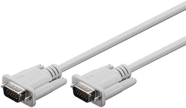 VGA kabel HD Sub-D 15p stecker/stecker molded - 10m
