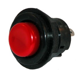 Pushbutton switch (NO) - ø21mm - solder - green