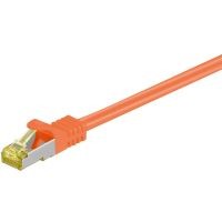 Cat7 Patchkabel SFTP - LS0H - orange - 100cm