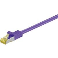 Cat7 Patchkabel SFTP - LS0H - purple - 50cm
