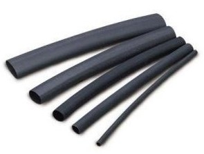 Heat schrink tube with glue 4:1 ø16/4mm 1m black