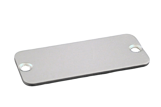 Aluminium sideplate - bare - for 1455J12/16 serie