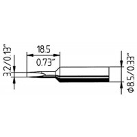 Soldeerstift 3,2mm lang