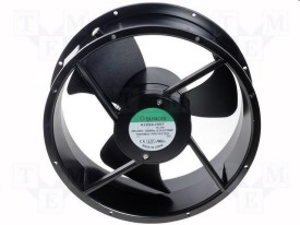 Fan ø254 x 89mm 230Vac 1444m³/uur 57dBA - ballbearing