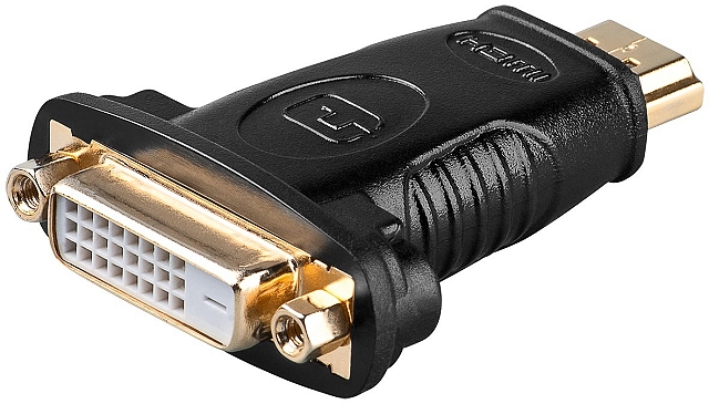 Adapter 19-polig HDMI stecker- DVI-D buchse vergoldet