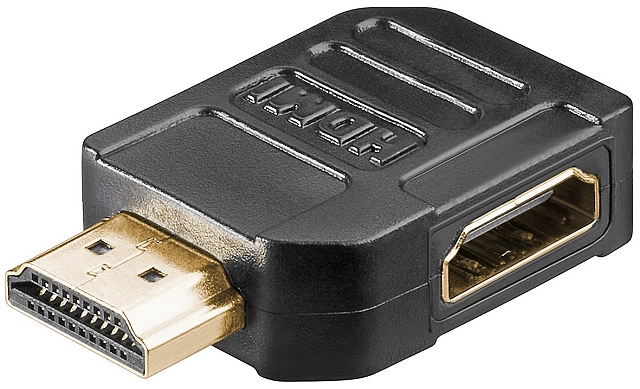 Adapter 19-polig HDMI stecker -> buchse gewinkelt vergoldet