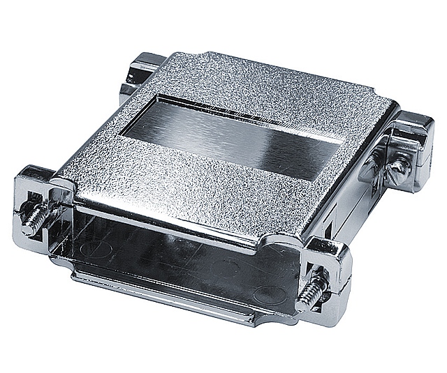 Adaptor enclosure for 2x SUB-D 25-pos. metalized