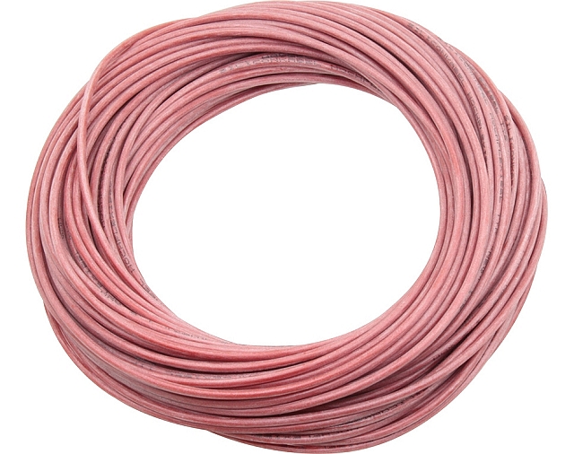 Siliconen meetkabel ø1,5mm² - 25m - rood