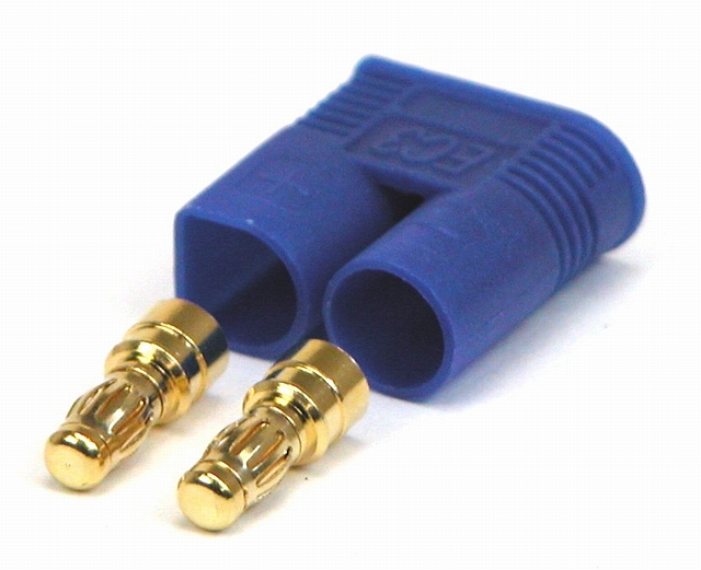 Powerconnector 2-pos. Male 25A - 500Vdc