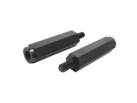 Polyamide Distance Sleeves black M3 with internal/external thread - 50mm