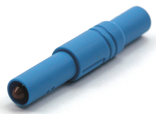 Safety Labory plug ø4mm - blue