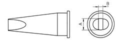 Soldertip screwdrivermodel 3,2mm/1,2mm