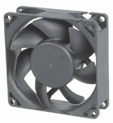 AC Ventilator 80x80x25mm 67,9 m³/uur 32dBA - 230Vac