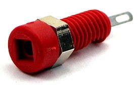 Labory socket panelmount ø2mm - red