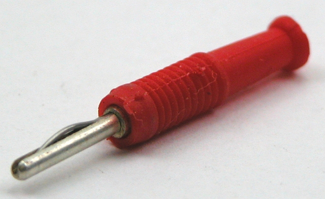 Testplu ø2mm with spring - red