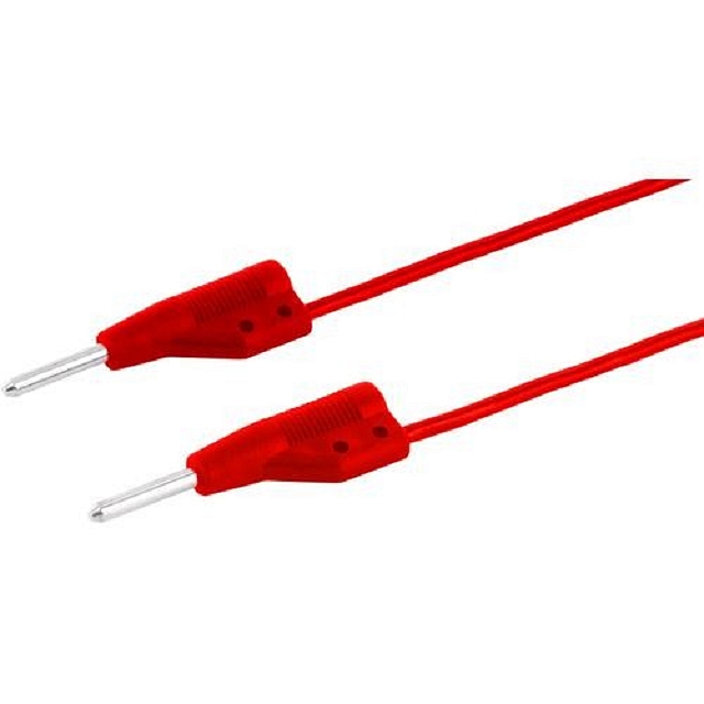 Meetsnoer ø2mm 100cm - rood