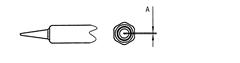 Soldeerstift rond ø0,25mm/7,4mm