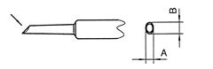 Soldeerstift 2,0mm/3,0mm/13,4mm