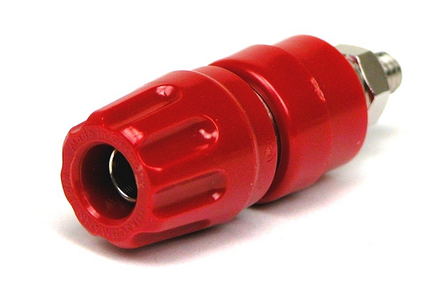 Banaanchassisdeel ø4mm 35A 60Vdc - rood