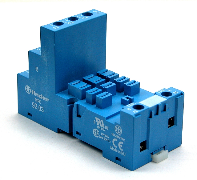 DINrail socket for 6032.. series