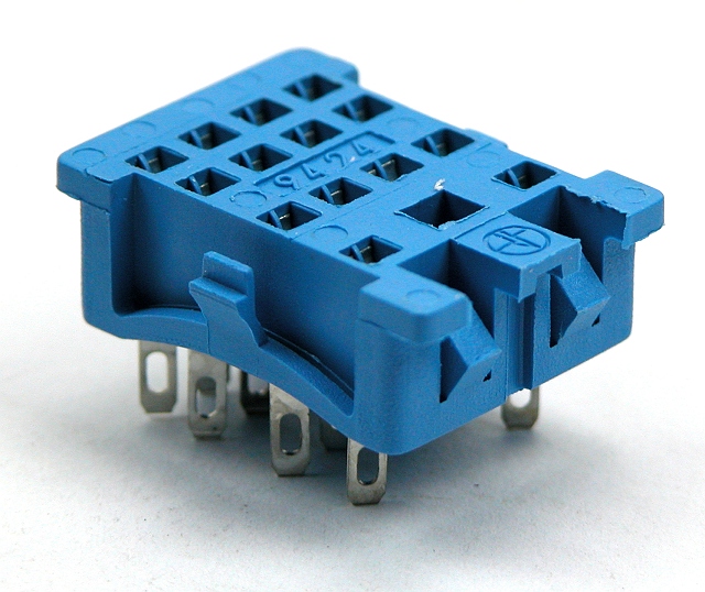 PCB-socket for REL 5534../5532.. serie paneelmount