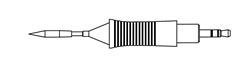 Soldeerstift naaldvorm ø0,2mm 40W