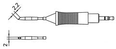 Soldertip 1,2mm/2,0mm 40W