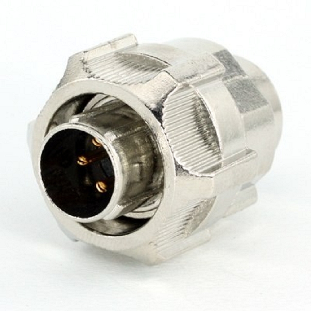 TM Metal Plug connector male 4p - Size 11 - IP-65