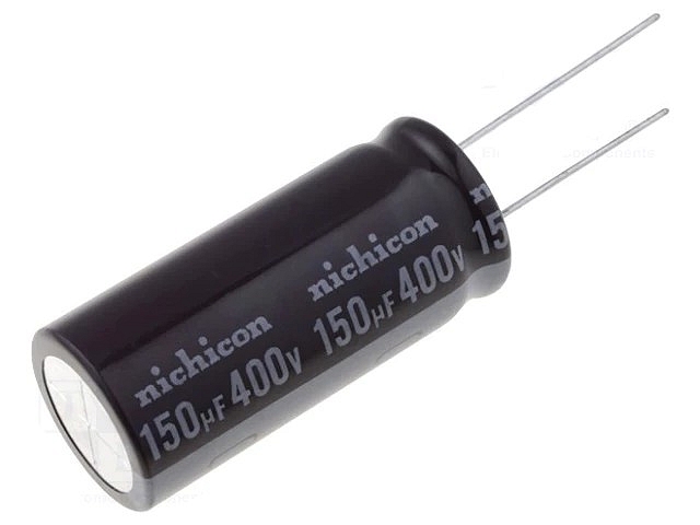 Elco Radiaal 150uF 400V ø18x40mm e-7,5mm