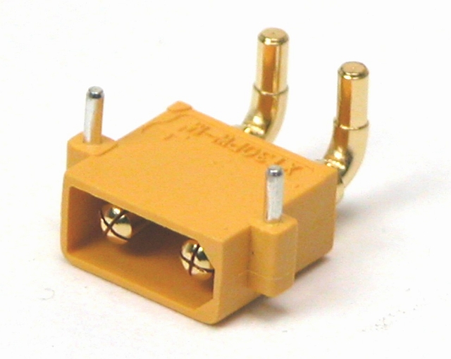 Voedingsconnector 2-polig Male 15A - 500Vdc