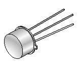 NPN Transistor ß  75V ß  1,0A ß     1,0W TO-39